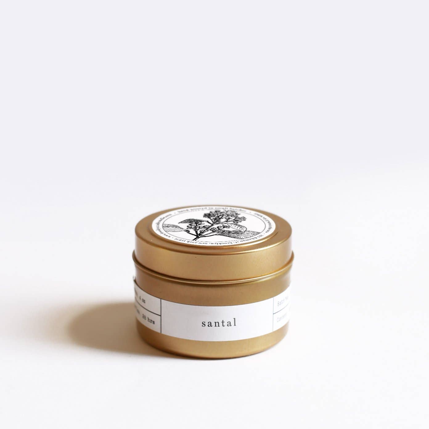 Santal Gold Travel Candle