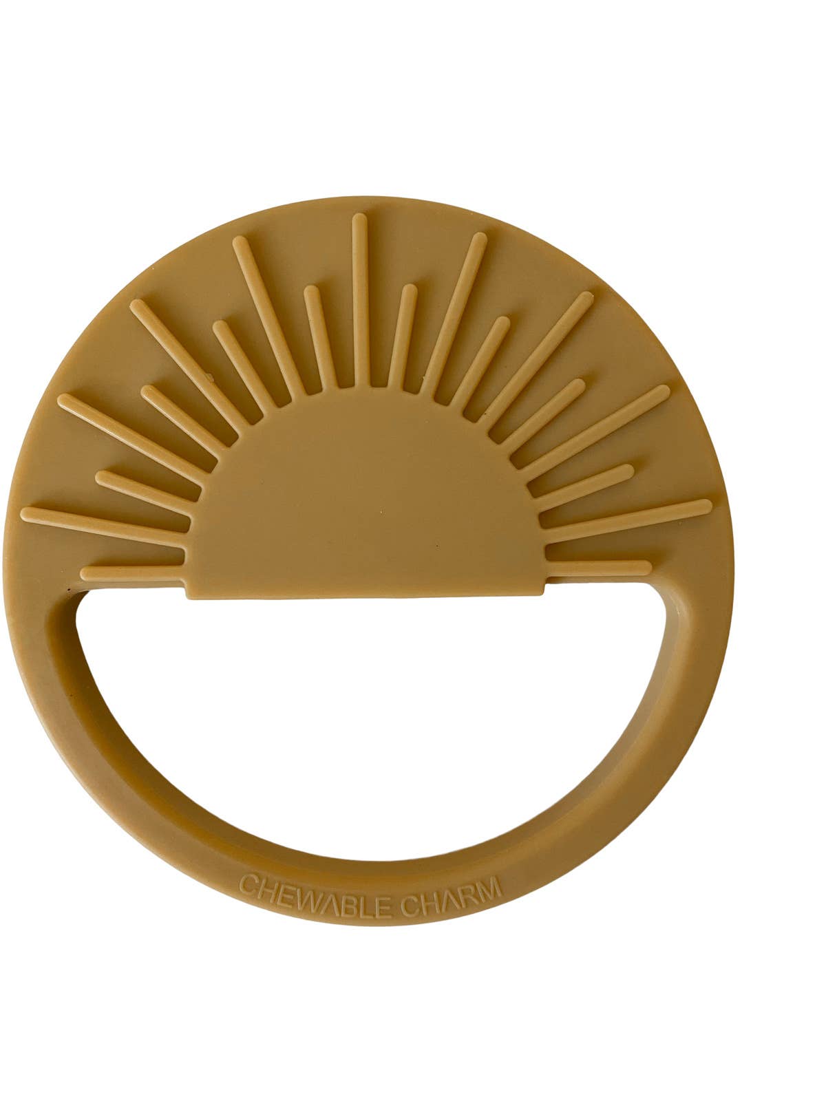 Sun Silicone Teether - Mustard